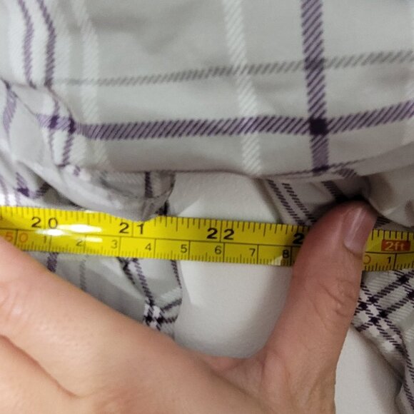 Black Mountain | Gray Purple Plaid Hybrid Windbreaker Hiking Jacket Size Large - Picture 11 of 11